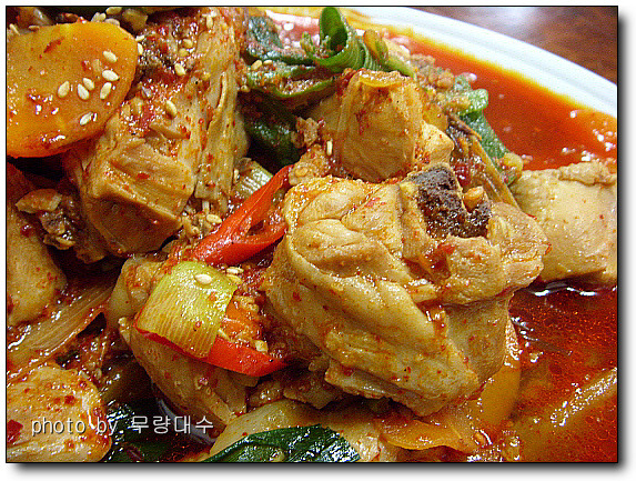 야채통닭 이미지